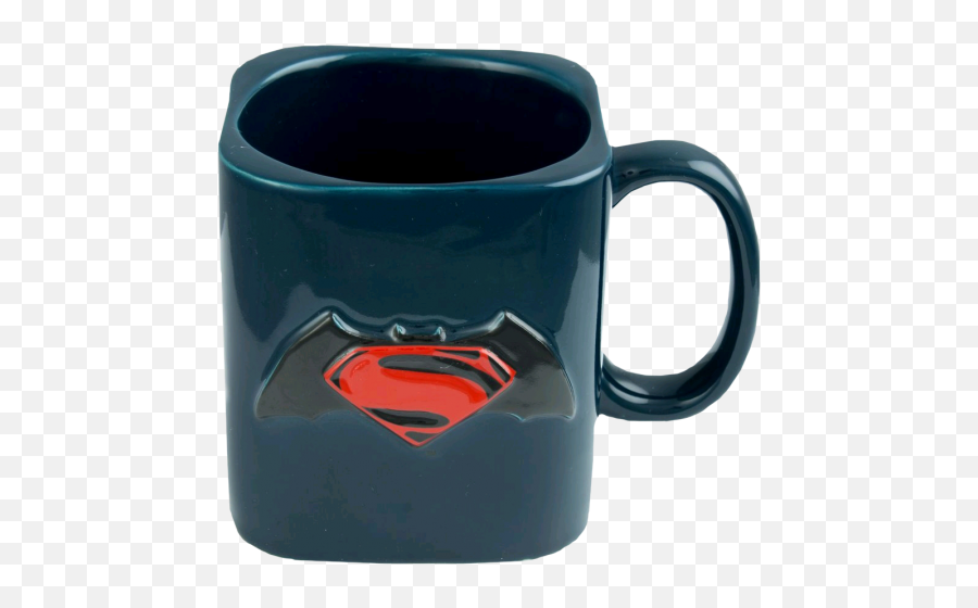 Batman Vs Superman Dawn Of Justice - 3d Logo Mug Serveware Emoji,Batman Vs Superman Logo
