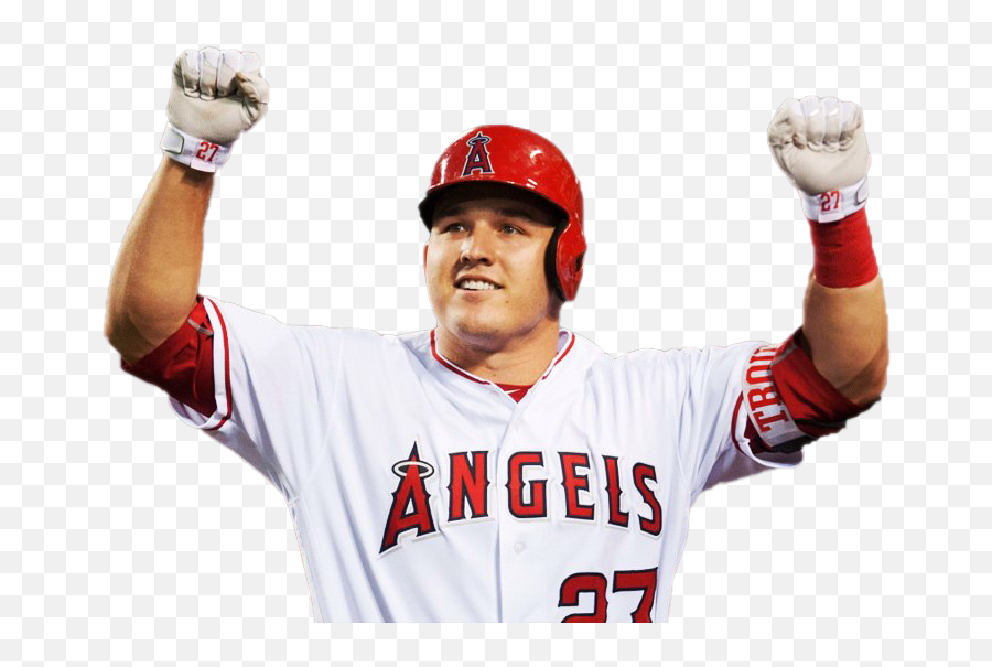 Mike Trout Transparent Background Png Png Arts - Mike Trout Transparent Background Emoji,Trout Clipart