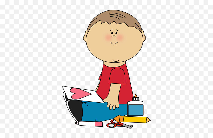 Boy Drawing - Clip Art Kid Drawing Emoji,Drawing Clipart