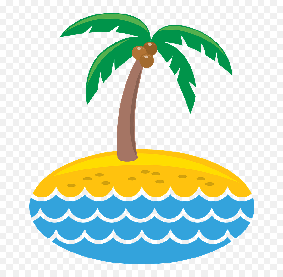 Island Clipart - Fresh Emoji,Island Transparent