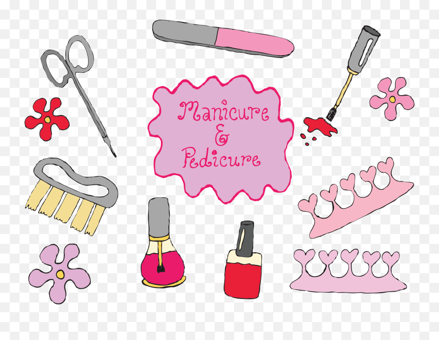 Cosmetology Clipart Cosmetic - Pedicure And Manicure Clipart Emoji,Cosmetology Clipart