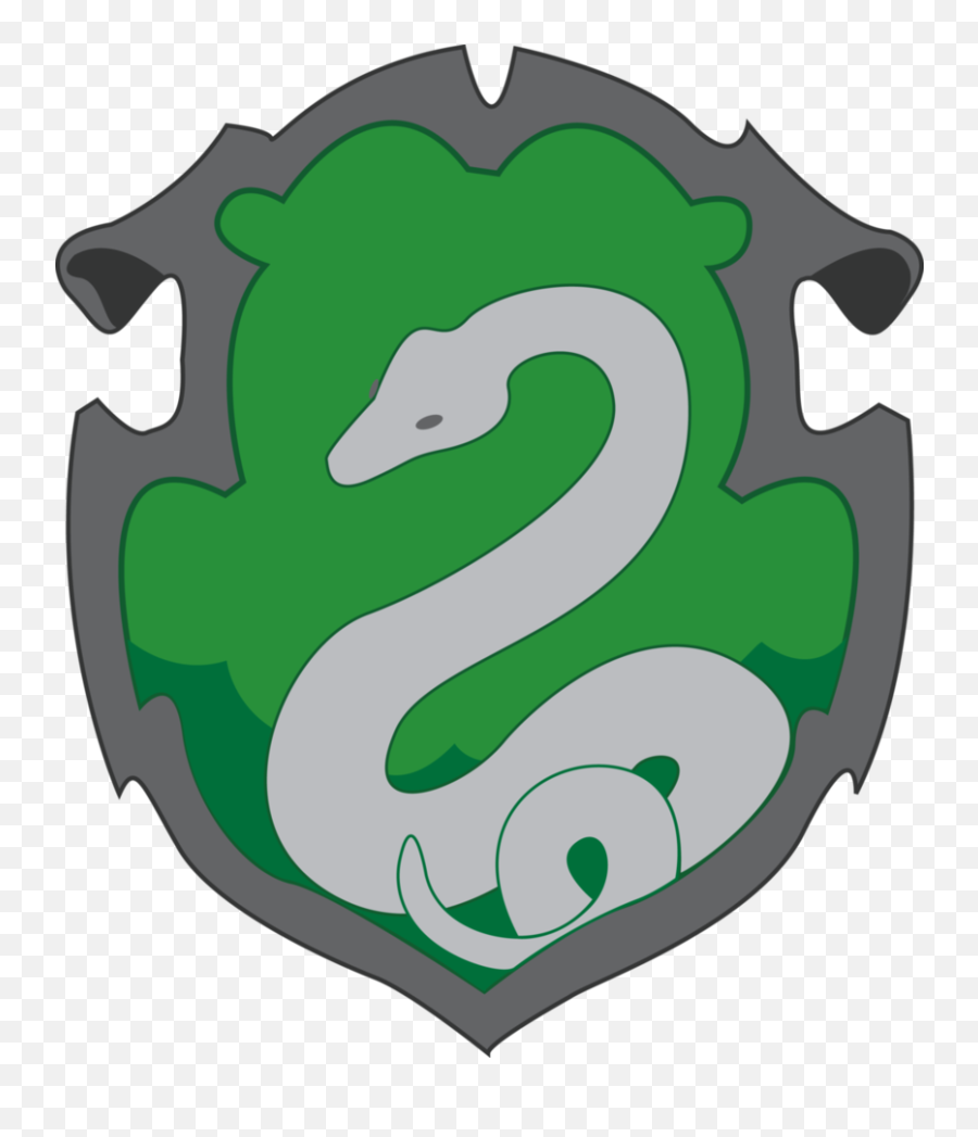 Drawing Scarf Slytherin Clip Art - Simple Slytherin Crest Emoji,Slytherin Png