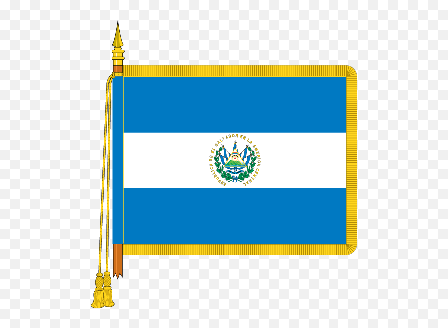 Buy Ceremonial El Salvador Flag Online Emoji,El Salvador Flag Png