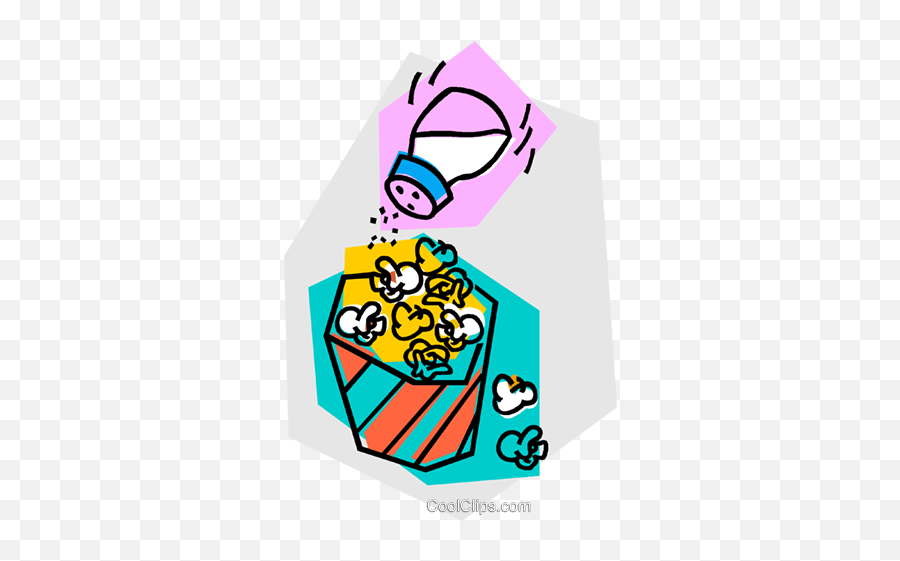 Salt Shaker And Popcorn Royalty Free Vector Clip Art Emoji,Popcorn Clipart Free