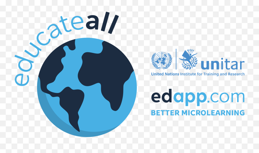 Unitar And Edapp Announce U201ceducate Allu201d To Mobilize Access Emoji,All Logo