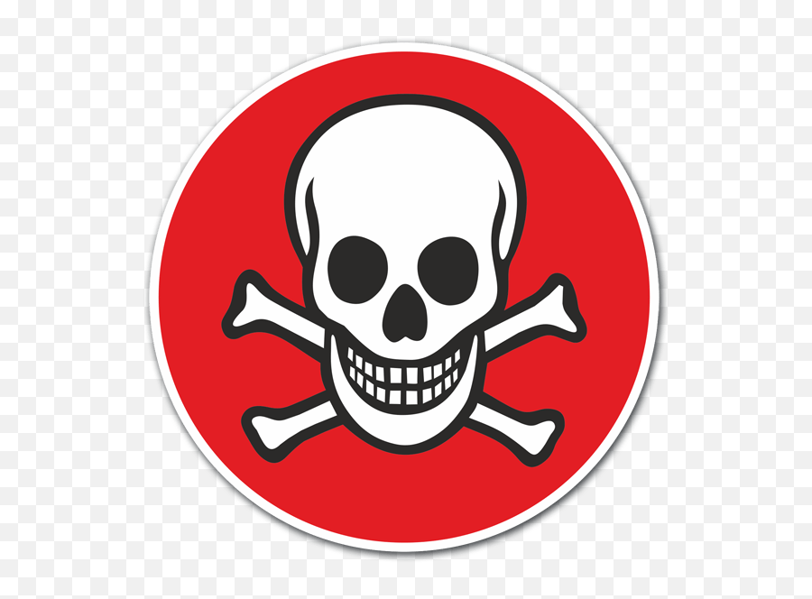 Sticker Skull Red Background Muraldecalcom Emoji,Red Background Png