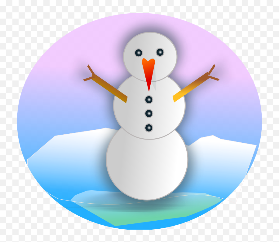 Blizzard Clipart Cold Winter Day - Muñeco De Frio Emoji,Blizzard Clipart