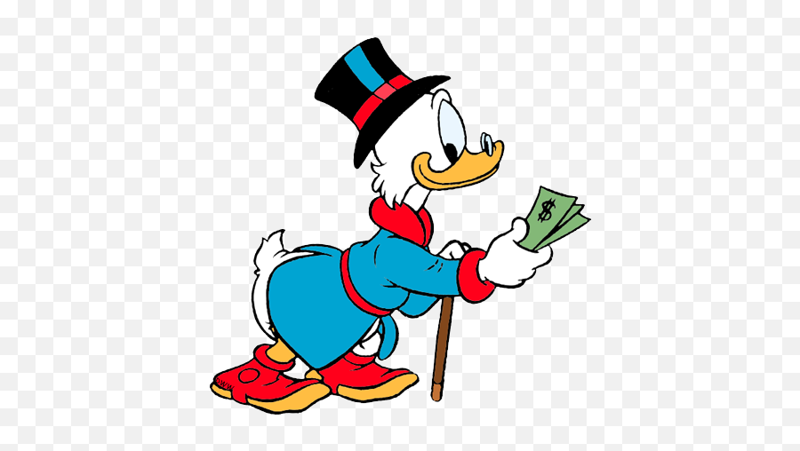 Download Scrooge Mcduck - Scrooge Mcduck Money Png Full Emoji,Scrooge Mcduck Png