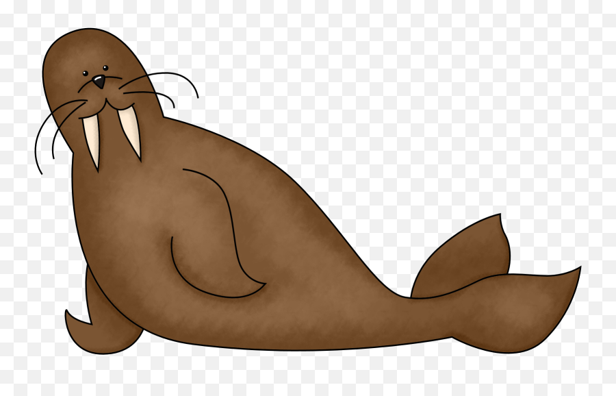 Download Sea Lion Clipart Arctic Seal - Walrus Clip Art Emoji,Seal Clipart