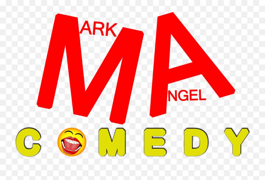 Mark Angel Comedy Logo - Language Emoji,Angel Logo