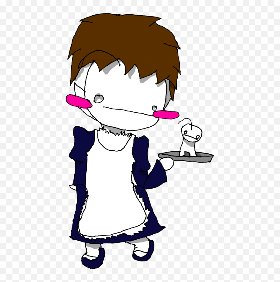 Maid Cry By Oricol On Clipart Library - Openclipart Full Fictional Character Emoji,Library Clipart