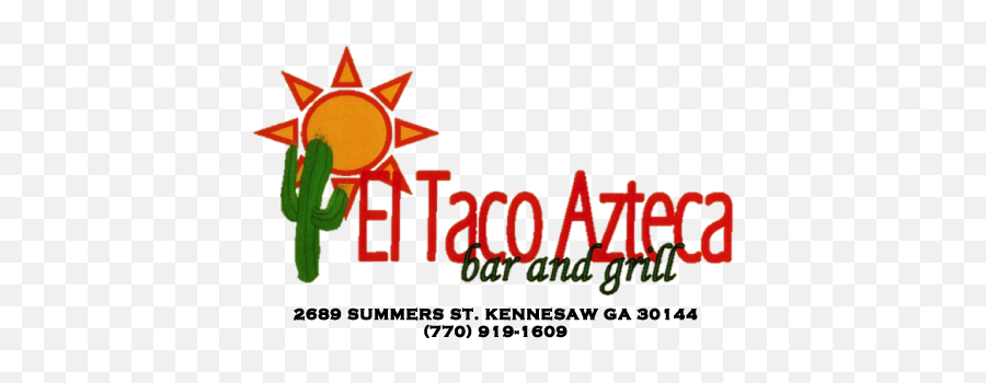 El Taco Azteca Bar And Grill - Language Emoji,Del Taco Logo