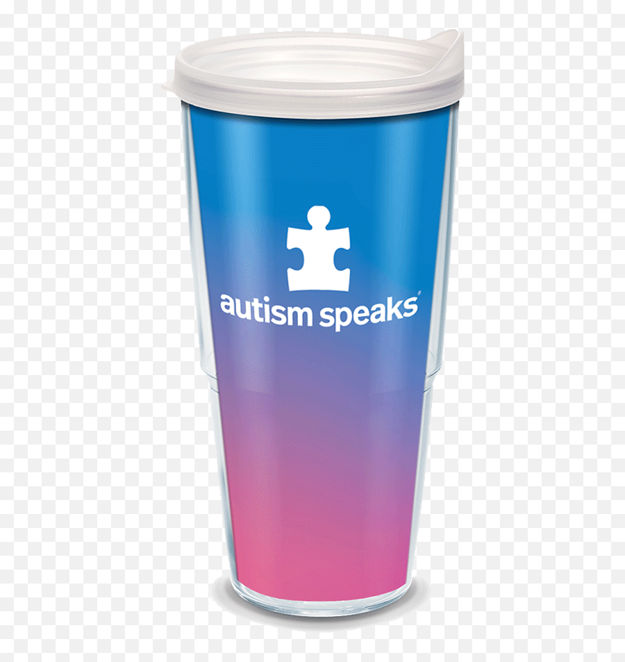 Autism Speaks Beverage Travel Tumbler - Cup Emoji,Autism Speaks Logo
