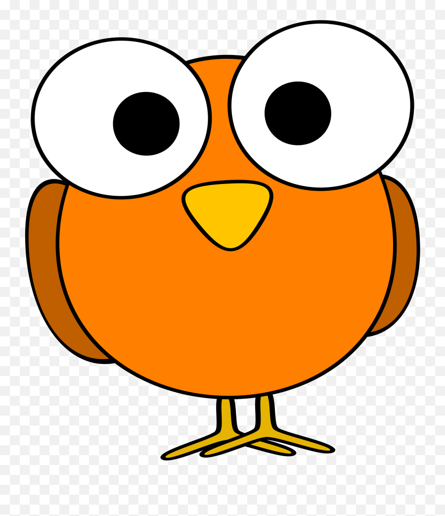 Oranges Orange Clipart 2 2 - Cute Orange Bird Cartoon Emoji,Orange Clipart