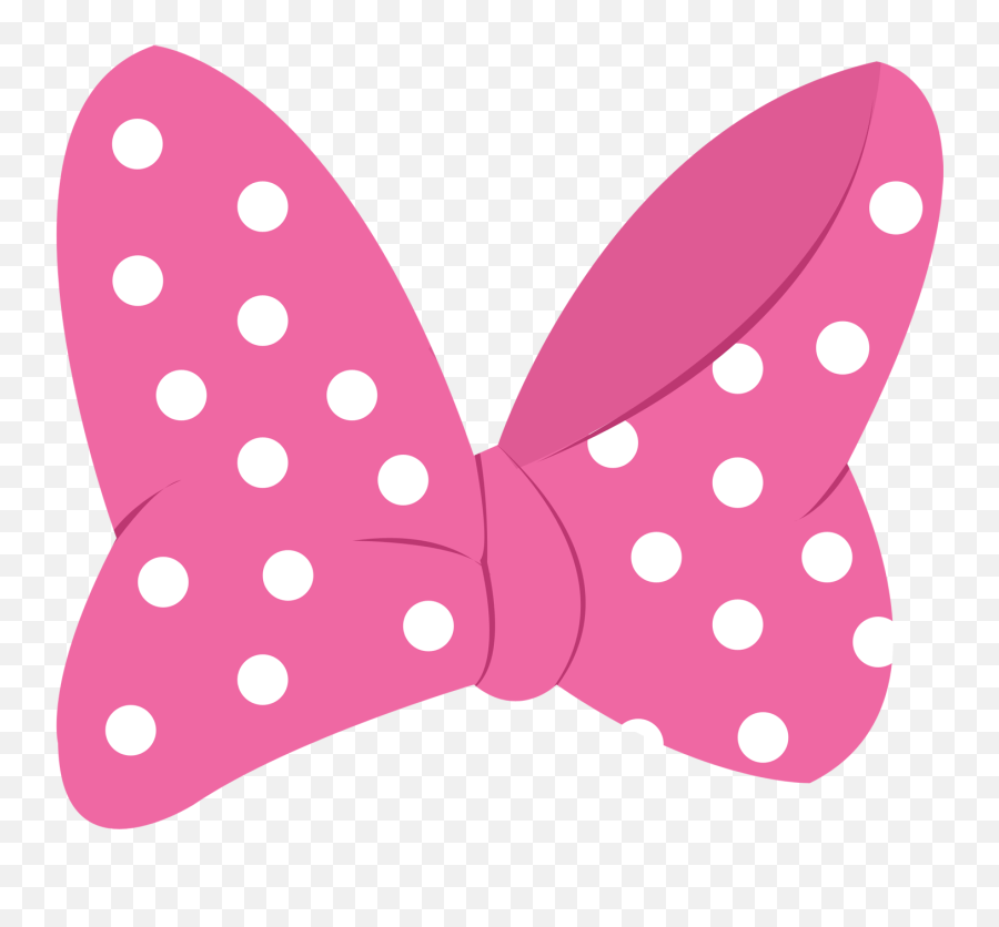 Minnie Mouse Pink Ribbon - Minnie Mouse Ribbon Png Emoji,Minnie Mouse Clipart