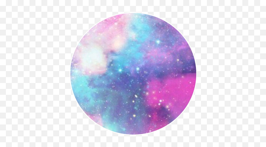 Download Wallpaper Galaxy Sky Pink Purple Tumblr Circle - Galaxy Wallpaper Circle Emoji,Galaxy Transparent