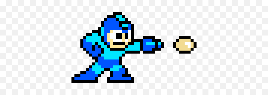 Mega Man Pixel Art Pixel Art Maker - Megaman Pixel Art Png Emoji,Mega Man Png