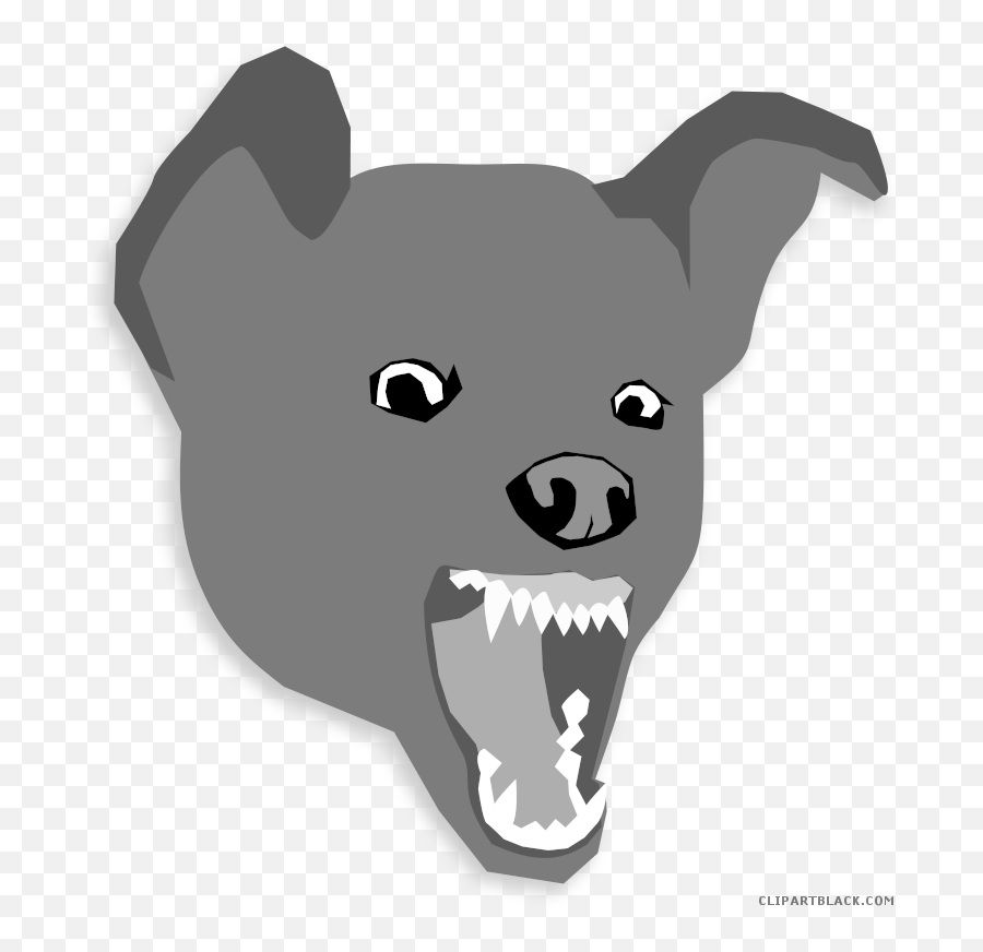 Download Angry Dog Clipart - Angry Dog Face Png Full Size Transparent Angry Dog Clipart Emoji,Dog Face Clipart