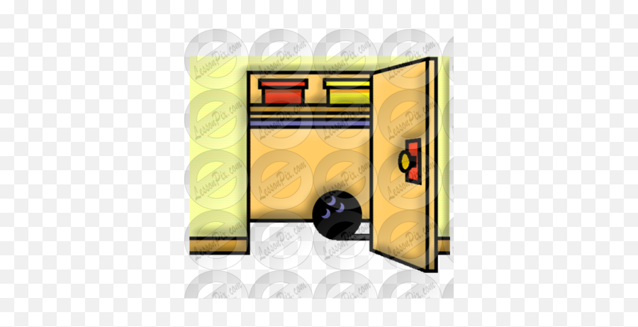 Closet Picture For Classroom Therapy - Horizontal Emoji,Closet Clipart