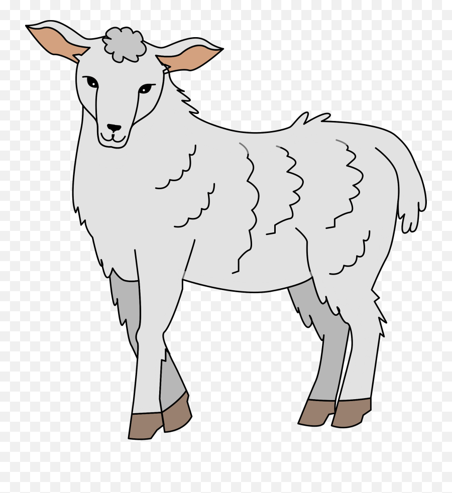 Sheep Clipart Free Download Transparent Png Creazilla - Animal Figure Emoji,Farm Animals Clipart Black And White