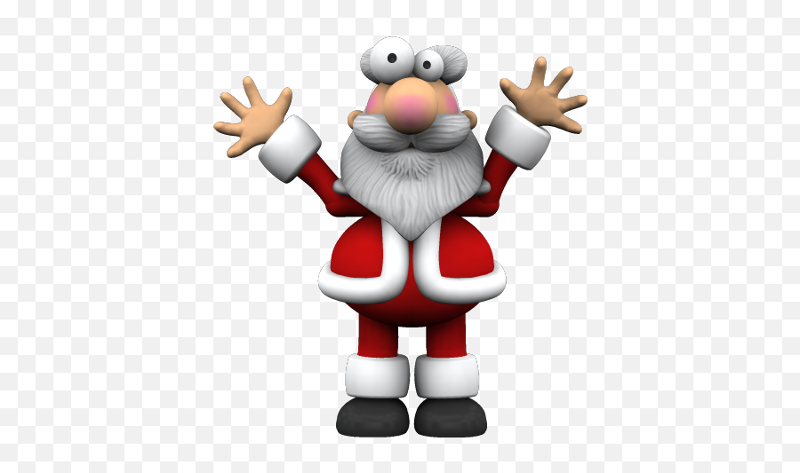 A Holly Jolly Christmas Christmas Card - Santa Claus Emoji,Funny Christmas Clipart