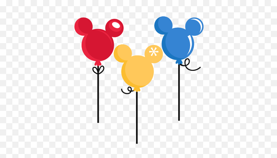 Download Walt Disney World Balloons - Mickey Mouse Balloon Png Emoji,Disney World Clipart