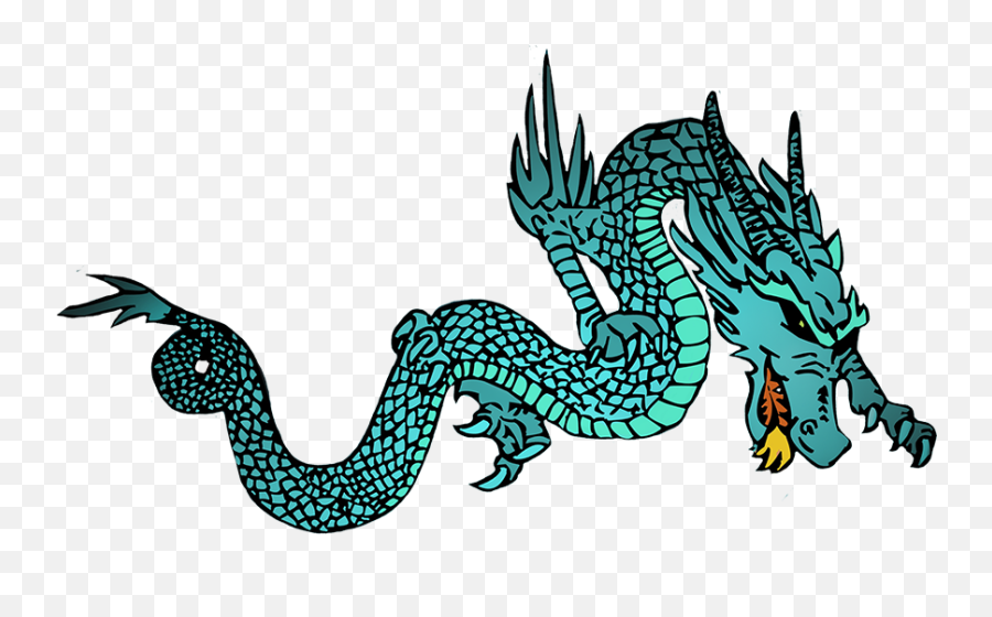 Clipart Dragon Fire Breathing Dragon - Chinese Dragon Png Cartoon Emoji,Fire Dragon Png