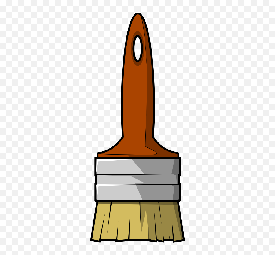 Paintbrush Paint Brush Clip Art At - Vertical Emoji,Paintbrush Clipart