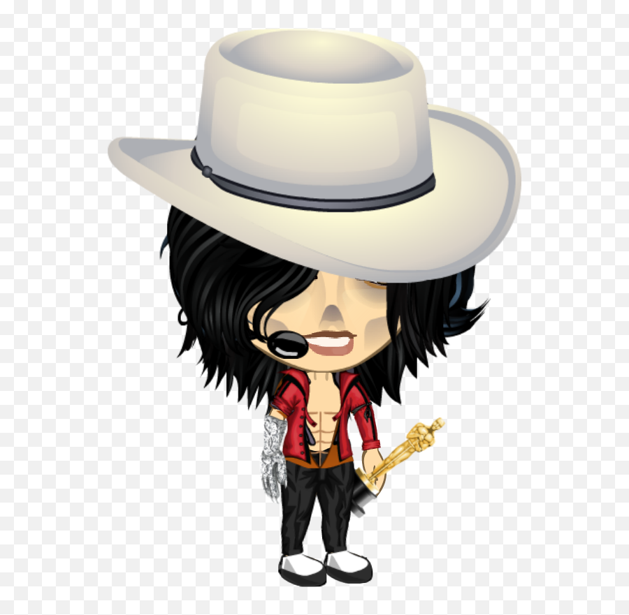 Fedora Clipart Hat Michael Jackson - Yoworld Michael Jackson Hat Emoji,Michael Jackson Png