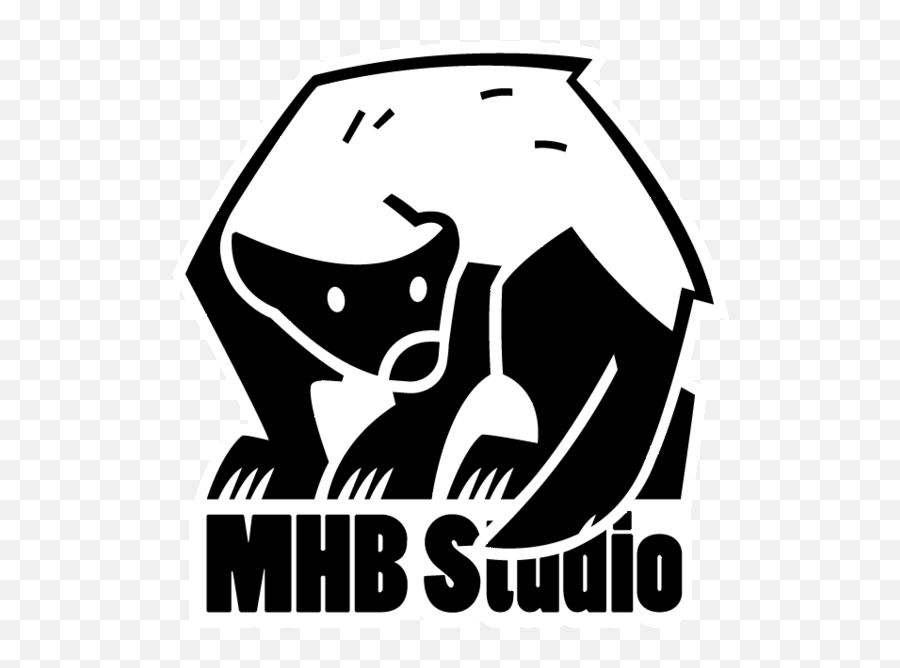 Mhb Studio - Language Emoji,Honey Badger Logo