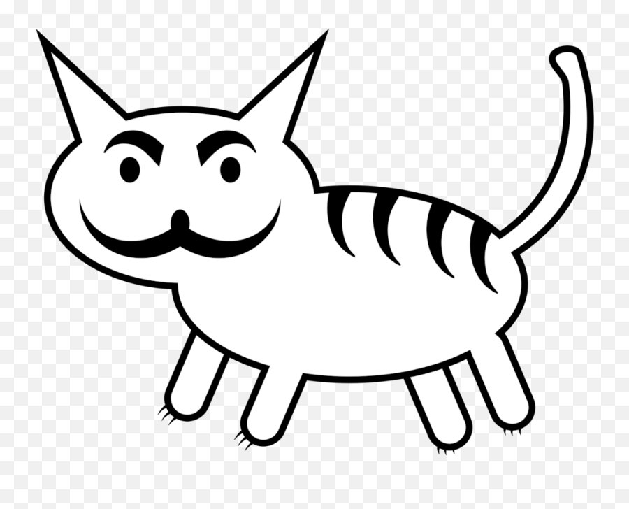 Monochrome Photography Carnivoran Emoji,Cat Tail Clipart