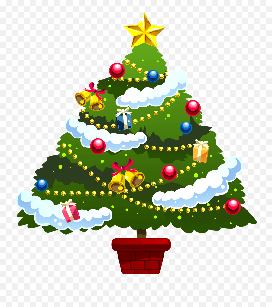 Christmas Tree Clipart Free Download Transparent Png - Christmas Day Emoji,Christmas Tree Clipart Png