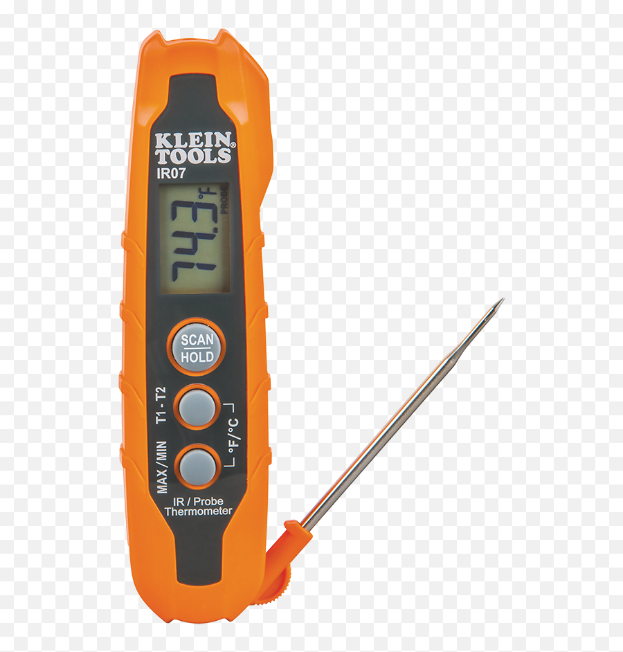 Dual Irprobe Thermometer - Ir07 Klein Tools For Emoji,Thermometer Transparent Background