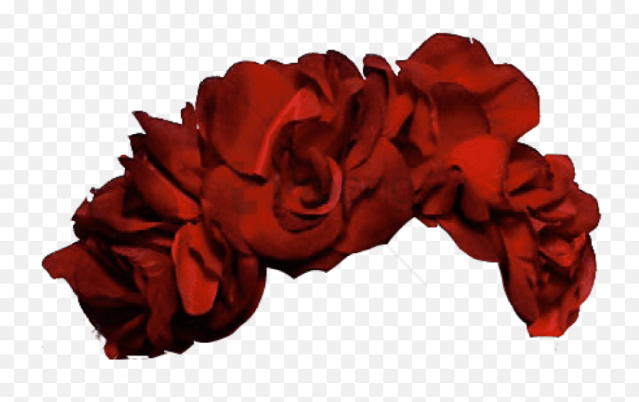 Flower Crown Png Red 4 Png Image - Background Red Flower Crown Transparent Emoji,Flower Crown Png