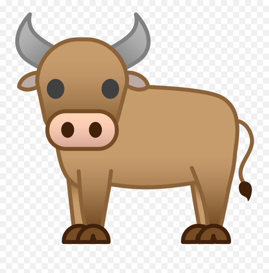 Ox Clipart Animal Food - Bull Emoji Transparent Cartoon Bull Emoji,Bull Clipart