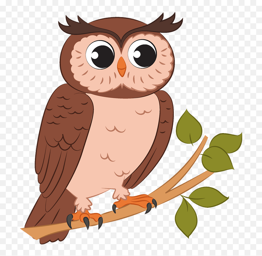 Owl Clipart - Owl Clipart Png Emoji,Owl Clipart