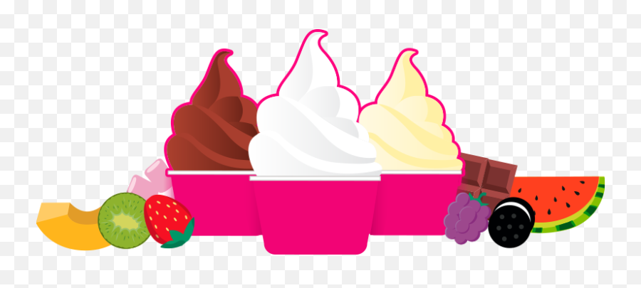 Png Transparent Frozen Yogurt Clipart - Logos Helados Png Emoji,Yogurt Clipart