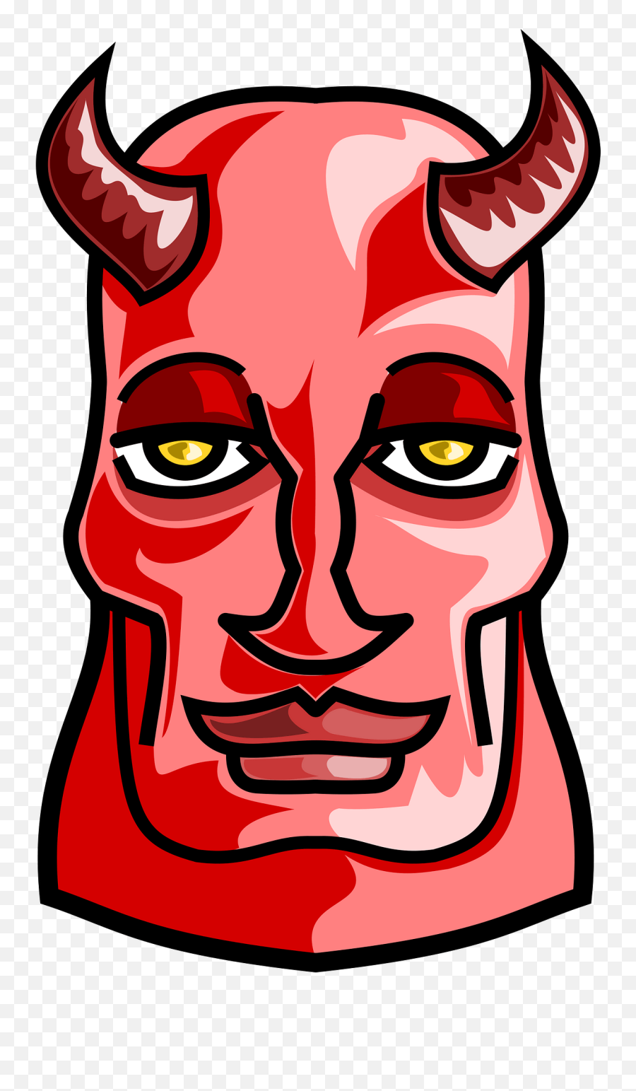 Red Devil Face Clipart Free Download Transparent Png - Fictional Character Emoji,Devil Clipart