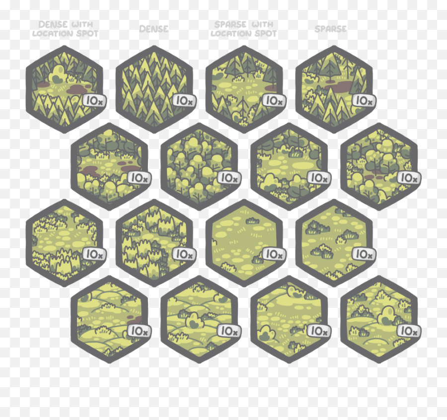 Isle Of Lore 2 Hex Tiles Regular - Steven Colling Drivethrurpgcom Rpg Hex Map Tiles Emoji,Krita Transparent Background