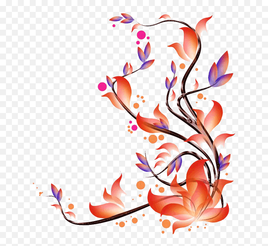 Orange Flower Clipart Bunga - Wedding Album Design Png Flower Vector Png Design Emoji,Flower Clipart Png