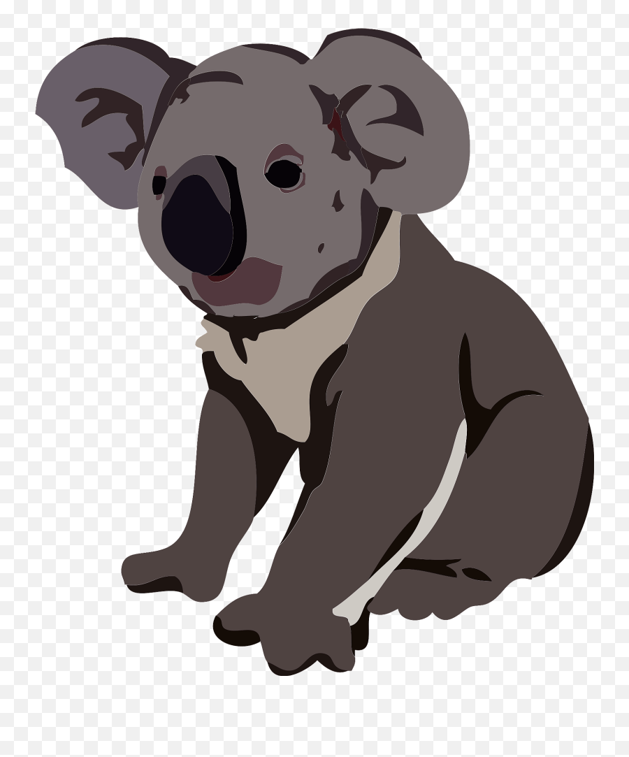 Koala Animal Clipart - Animal Figure Emoji,Cute Animal Clipart