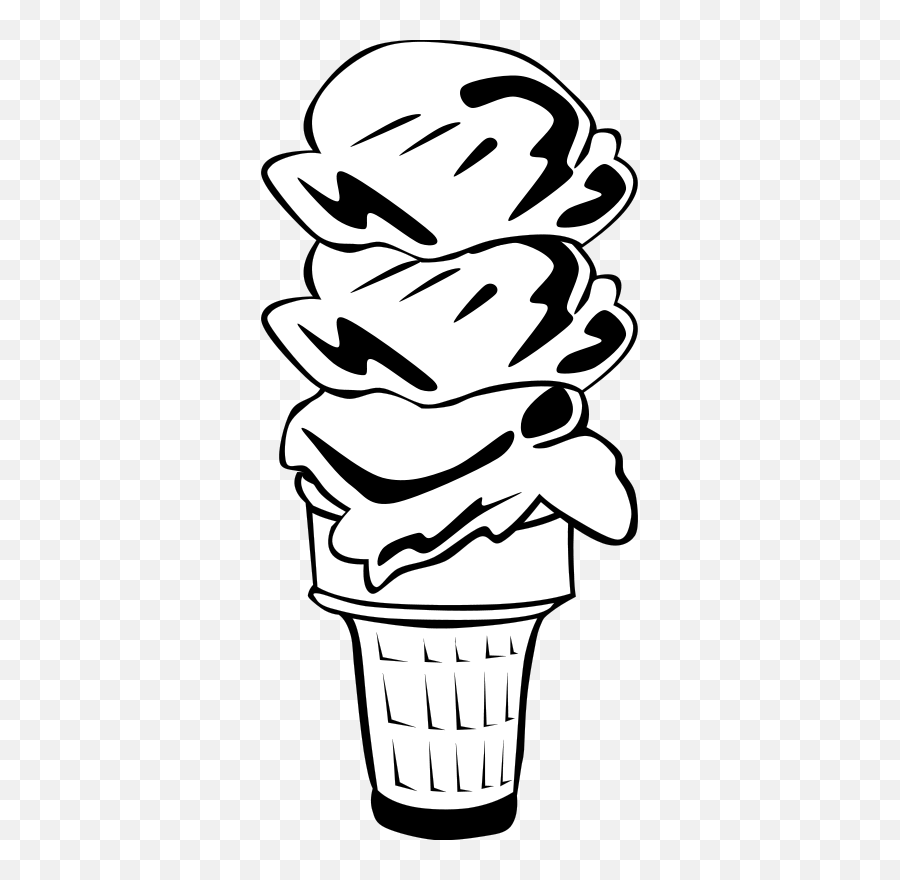 Ice Cream Png Clip Art Ice Cream Transparent Png Image - Ice Cream Clipart Black And White Emoji,Ice Cream Clipart Png