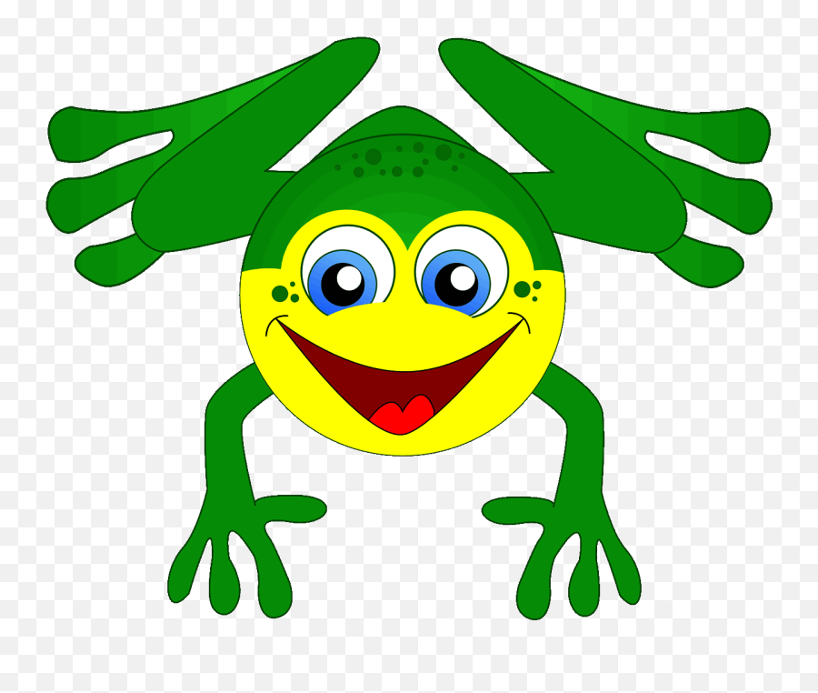 Really Cool Blog Free Frog Clipart - Happy Emoji,When Clipart