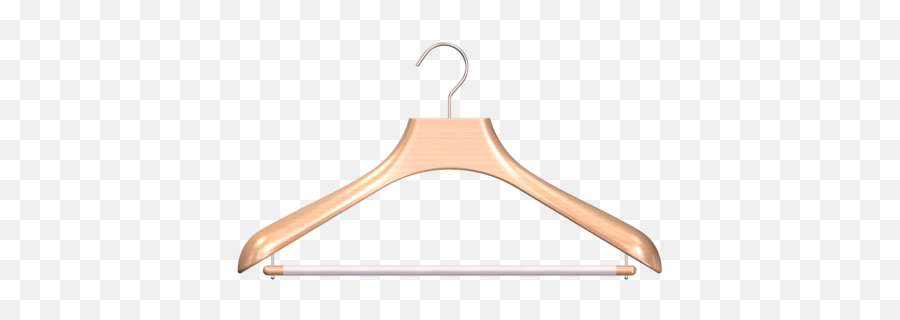 Suit Hanger - Natural With Semivarnish Nickel Rose Gold Hanger Clip Art Emoji,Hanger Clipart