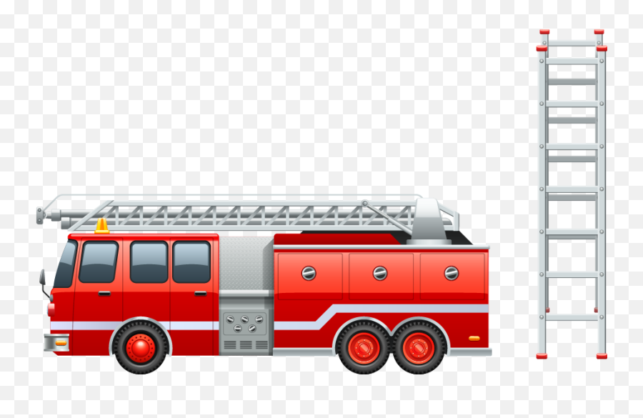 Firefighter Firefighting Fire Engine Clip Art - Vector Fire Fire Trucks Vector Png Emoji,Firefighter Clipart