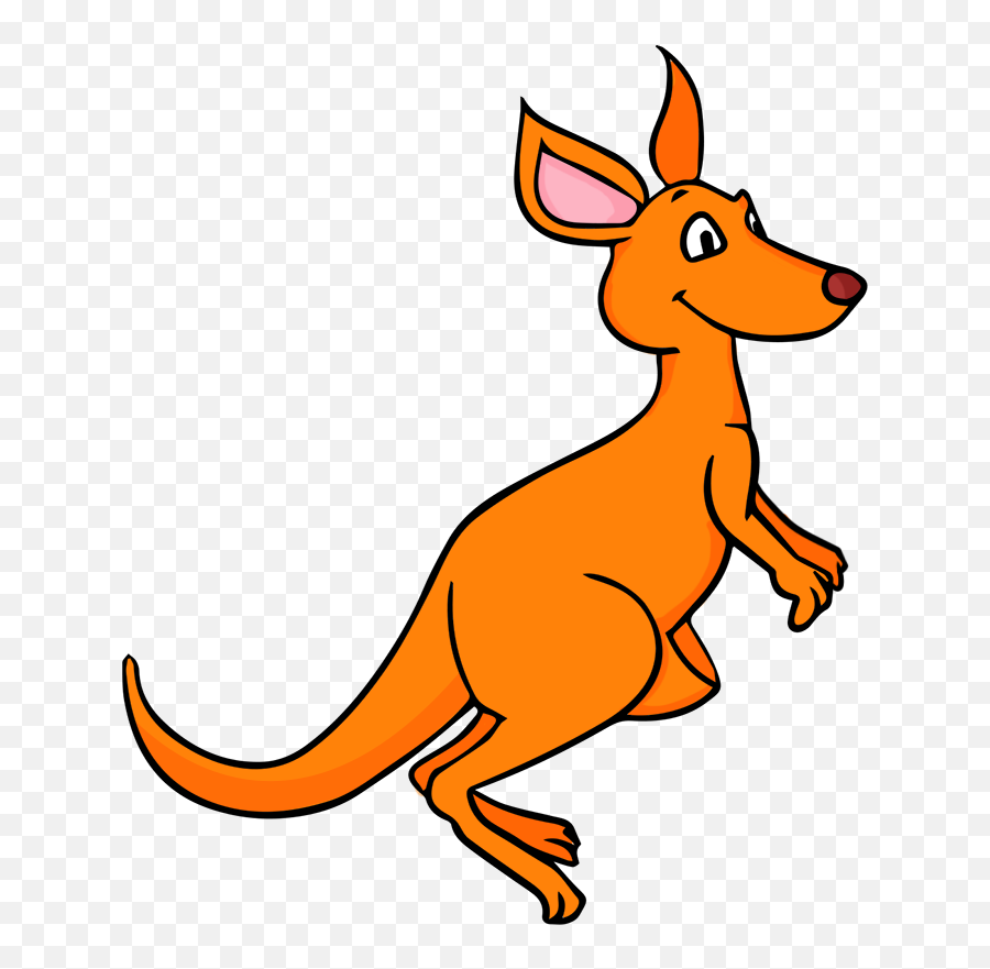 Kangaroo Free To Use Clip Art - Transparent Transparent Background Kangaroo Clipart Emoji,Kangaroo Clipart