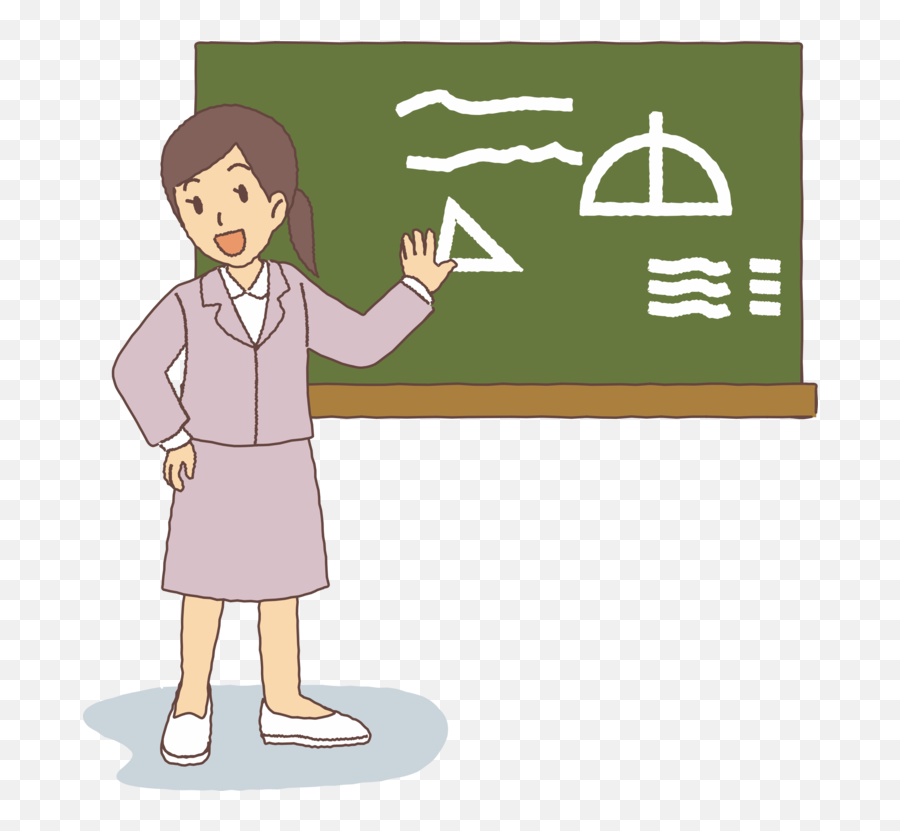 Standing Human Behavior Conversation - Teacher Cartoon Clipart Emoji,Student And Teacher Clipart