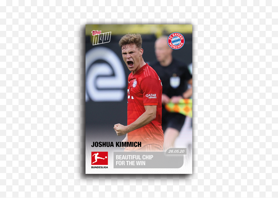 Beautiful Chip For The Win - Bundesliga Topps Now Card 157 Print Run 120 Bayern Twitter Wallpaper Wednesday Emoji,Bundesliga Logo