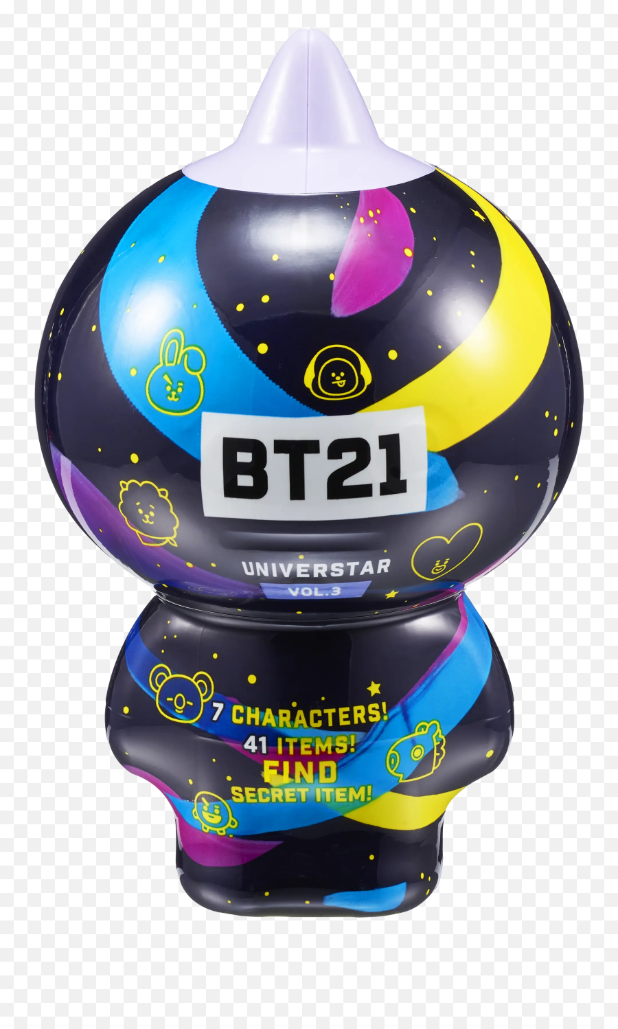 Young Toys Bt21 Figure Blind Pack Universtar Vol3 - Buy Bt21 Universtar Bt21 Volume Emoji,Bt21 Logo