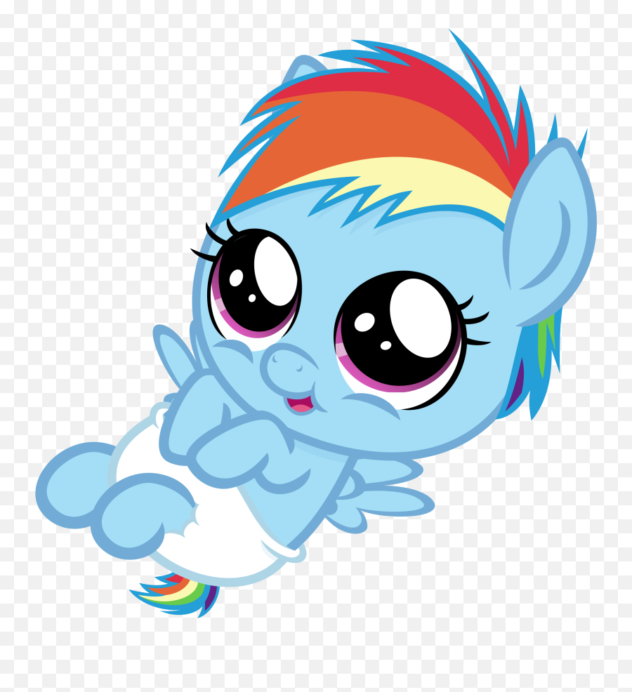 Yoshi Clipart Dashie - Rainbow Dash Bebe Png Download Emoji,Bebe Png